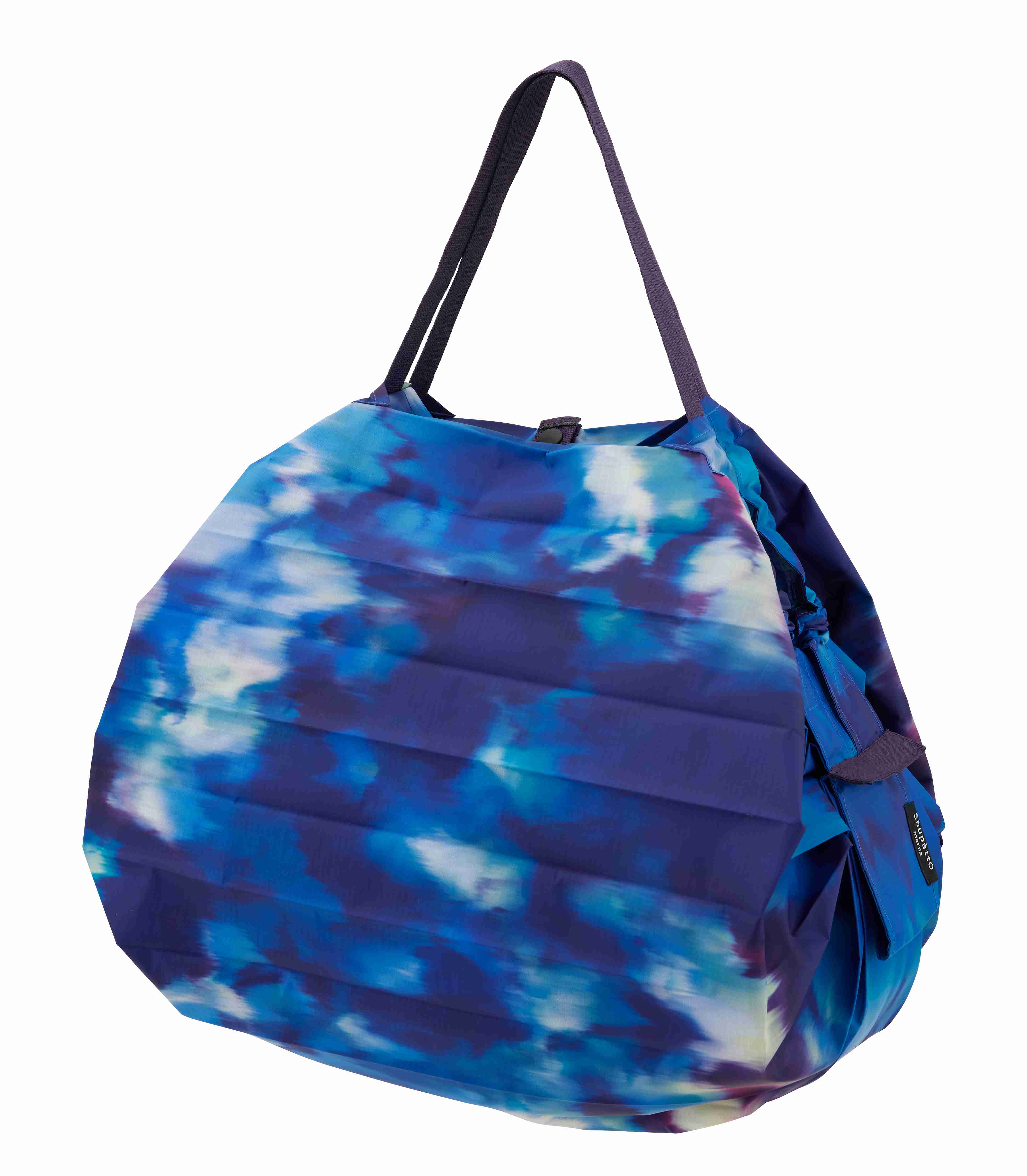 Compact Bag M &quot;Jewels of the Sea&quot; Sea Shells - Faltbare Tasche  One-Pull (patentiert)